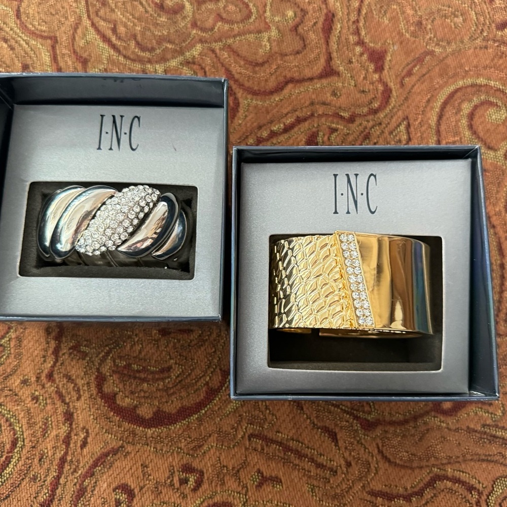Two Beautiful INC bracelets